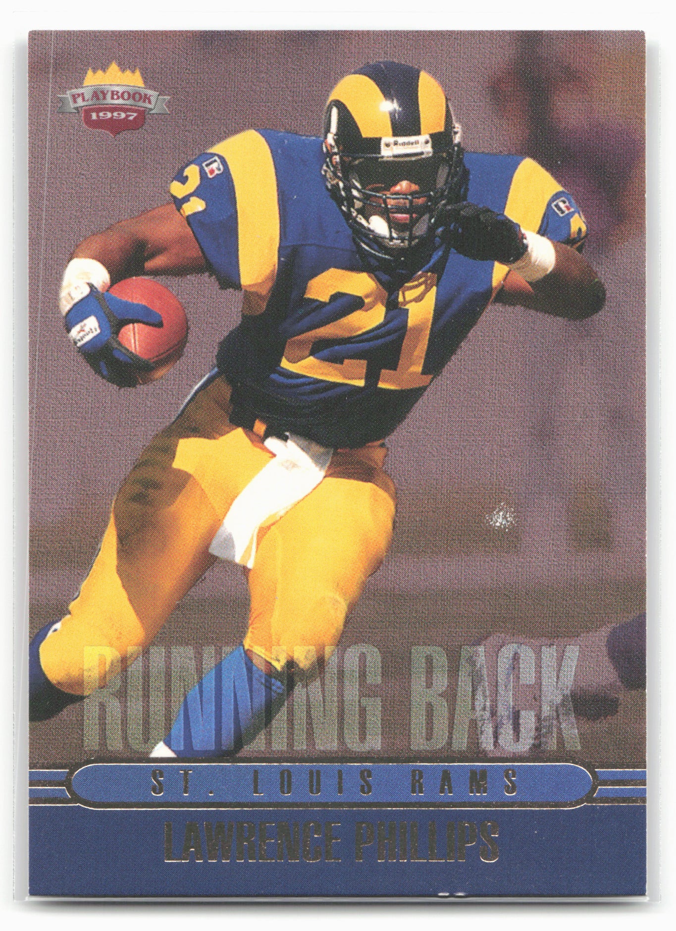 1997 Score Board Playbook #55 Lawrence Phillips