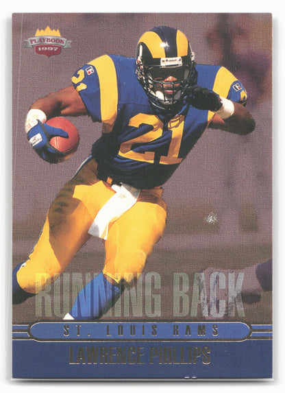 1997 Score Board Playbook #55 Lawrence Phillips