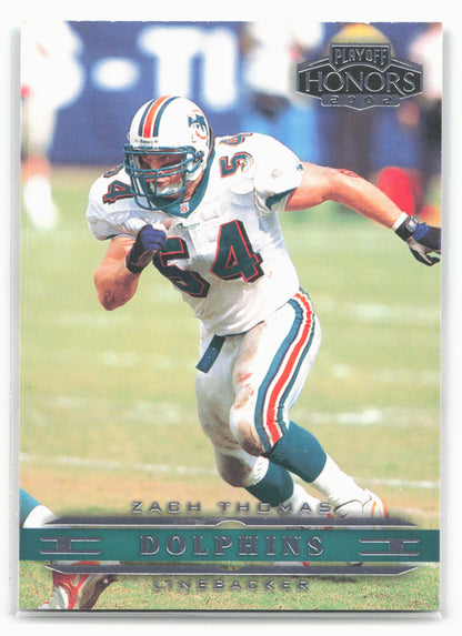 2002 Playoff Honors #51 Zach Thomas Samples