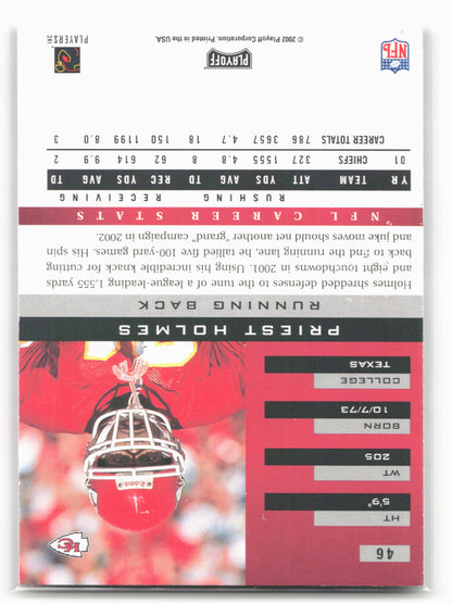 2002 Playoff Honors #46 Priest Holmes
