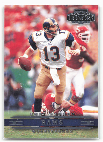 2002 Playoff Honors #89 Kurt Warner