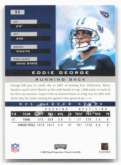 2002 Playoff Honors #95 Eddie George