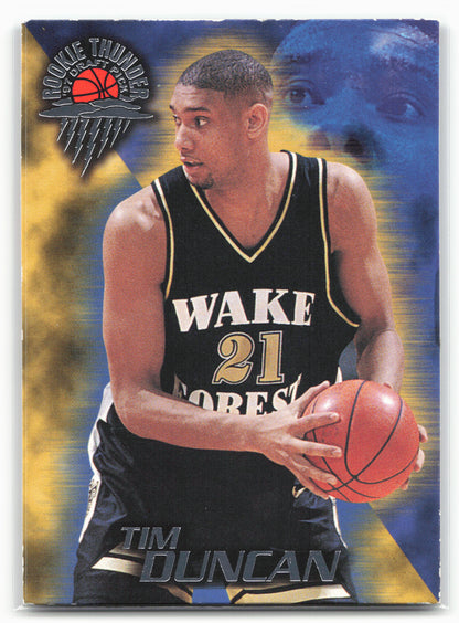 1997 Wheels Rookie Thunder #1 Tim Duncan 24581