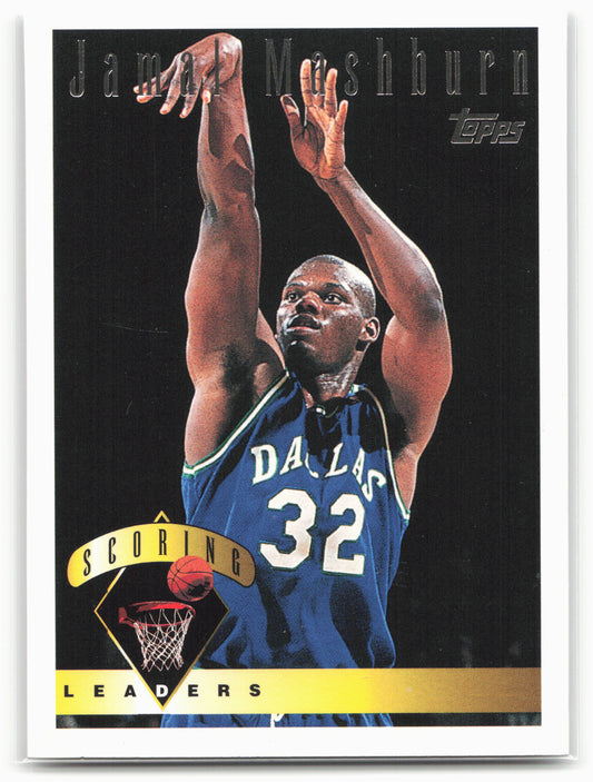 1995-96 Topps #10 Jamal Mashburn