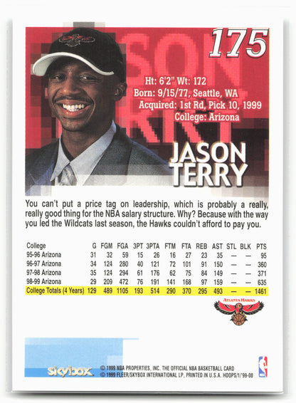 1999-00 Hoops #175 Jason Terry