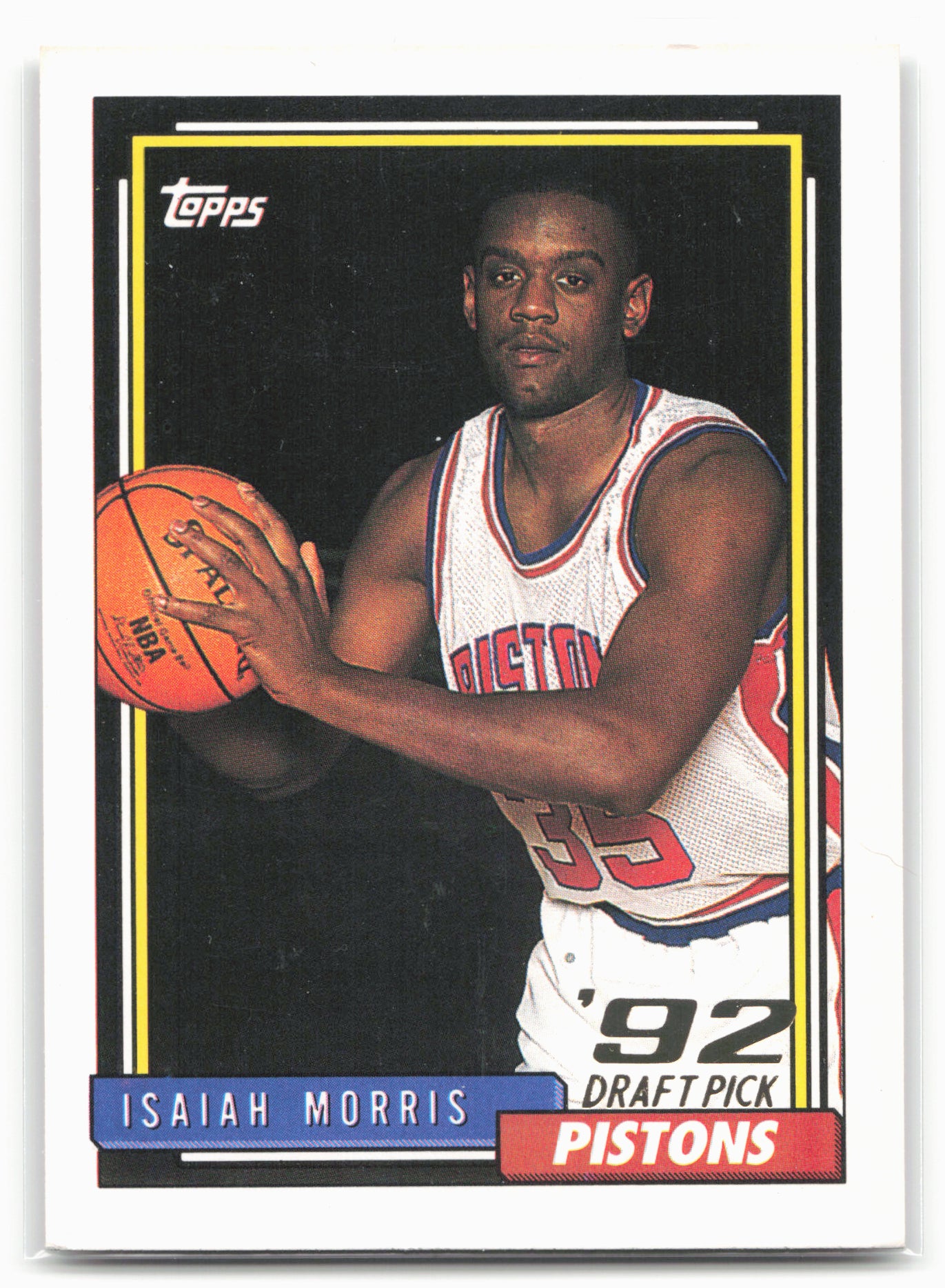 1992-93 Topps #386 Isaiah Morris