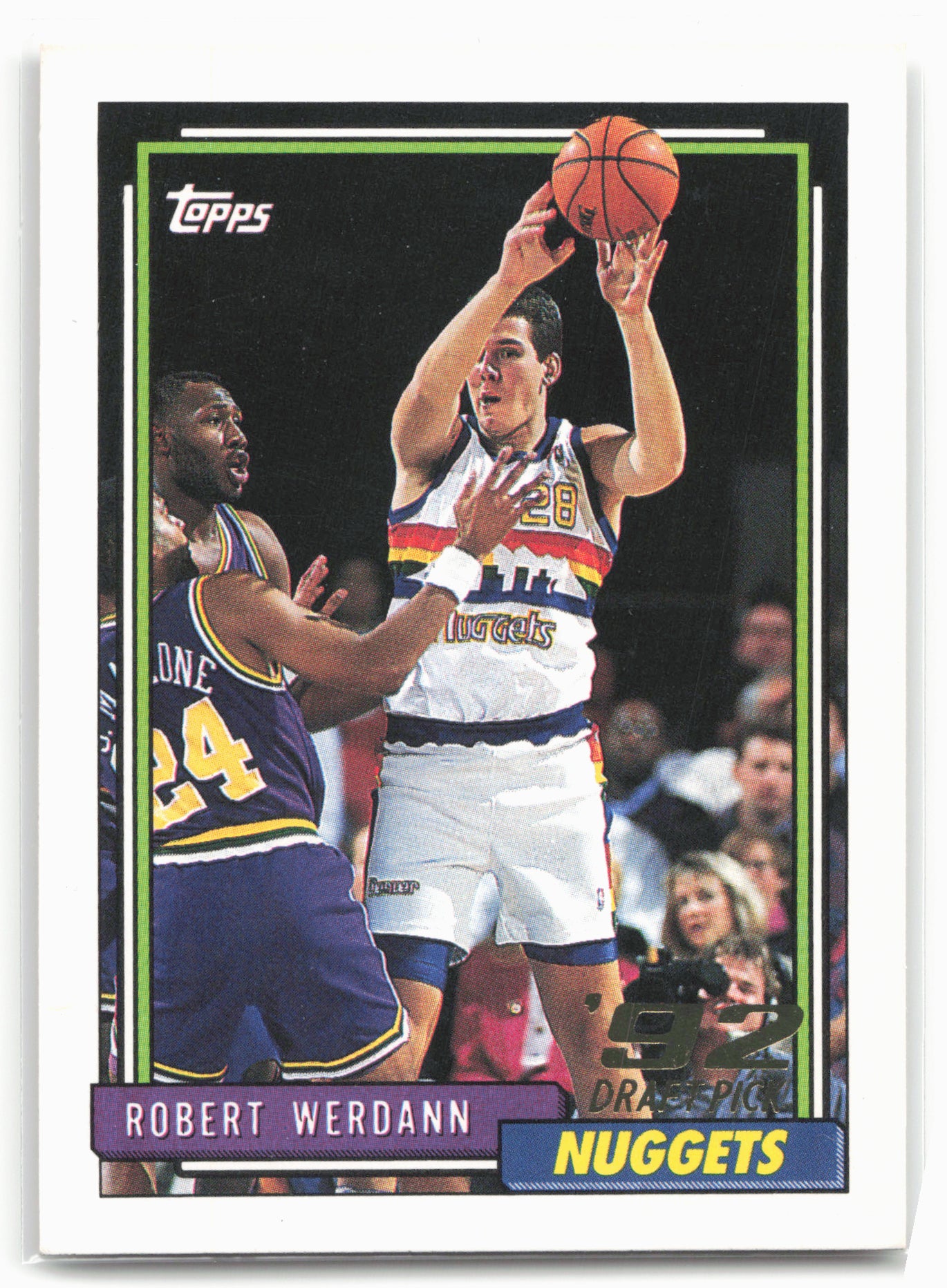 1992-93 Topps #394 Robert Werdann