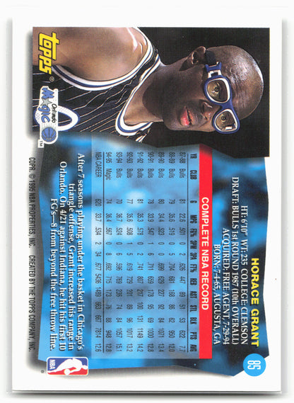 1995-96 Topps #85 Horace Grant
