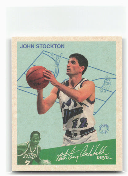 1997-98 Fleer #13GG John Stockton Goudey Greats
