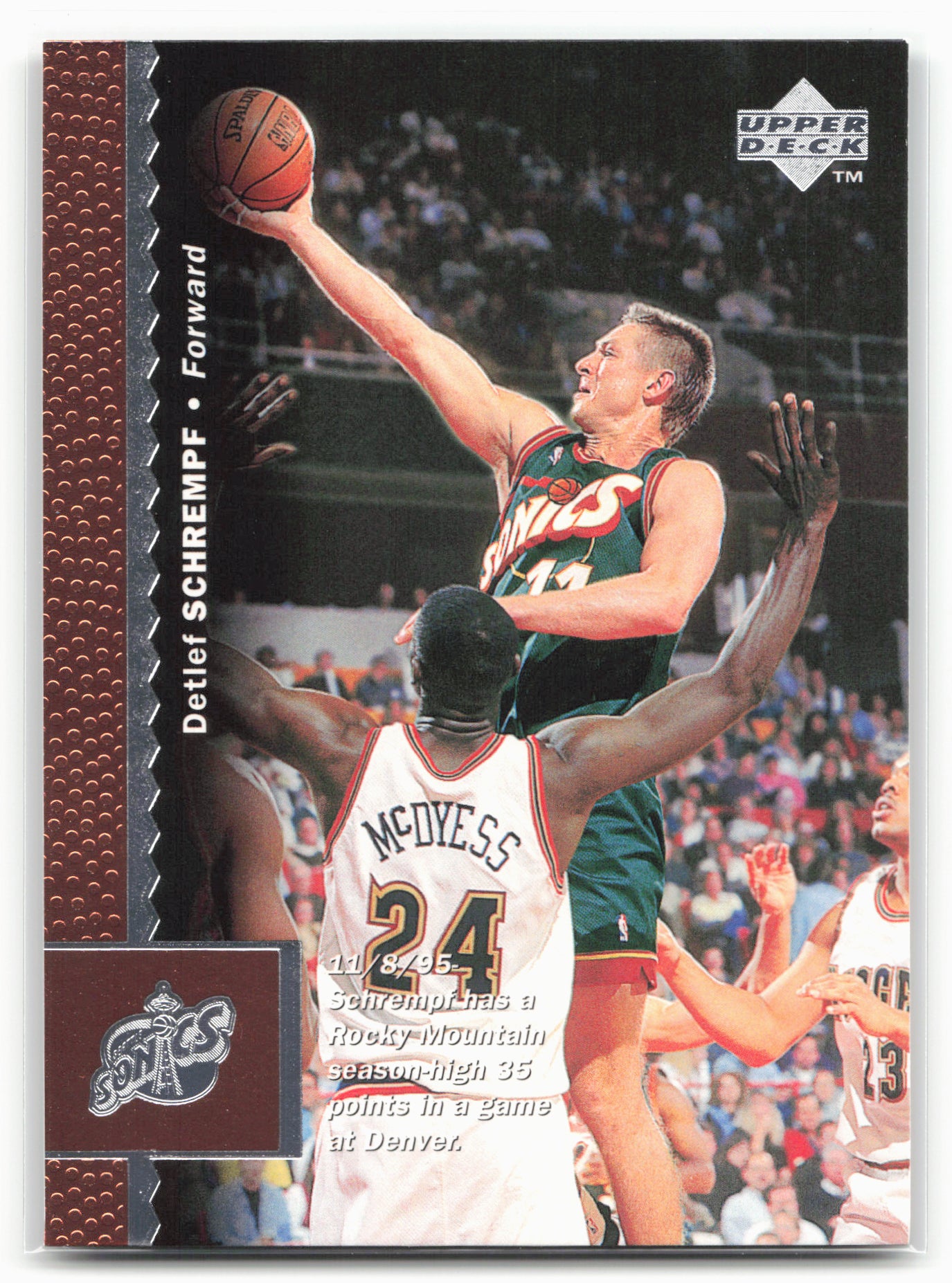 1996-97 Upper Deck #116 Detlef Schrempf