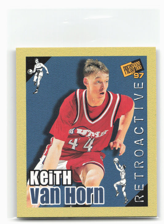 1997 Press Pass Double Threat #35 Keith Van Horn Retroactive