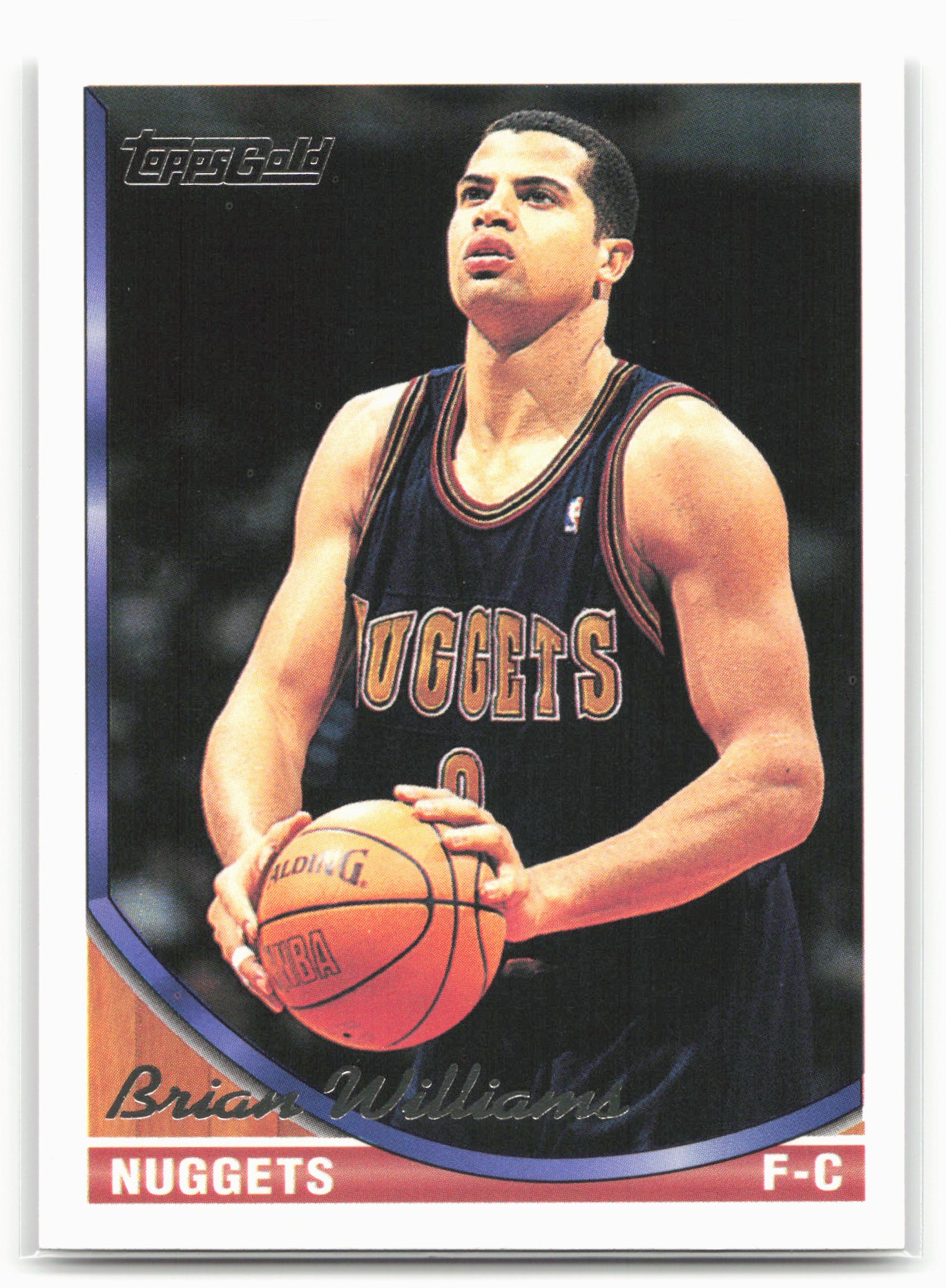 1993-94 Topps #362 Brian Williams Gold