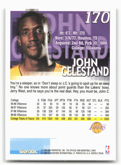 1999-00 Hoops #170 John Celestand