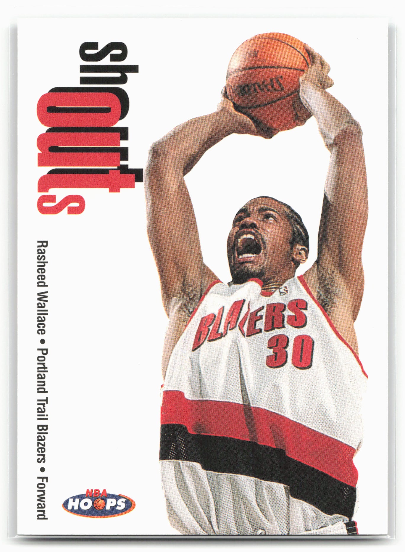 1998-99 Hoops #29 SO Rasheed Wallace Shout Outs