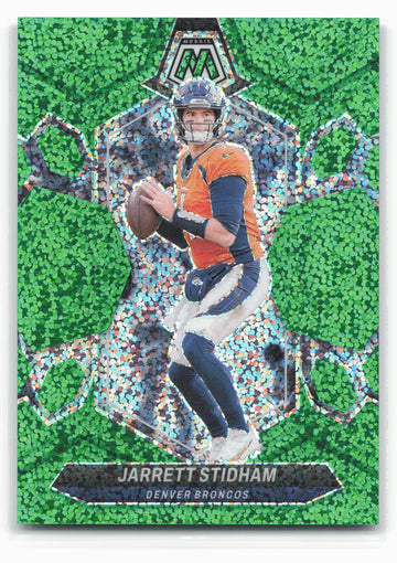 
2024 Panini Mosaic #64 Jarrett Stidham Green Sparkle #/8