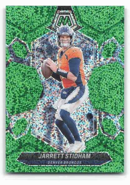 2024 Panini Mosaic #64 Jarrett Stidham Green Sparkle #/8