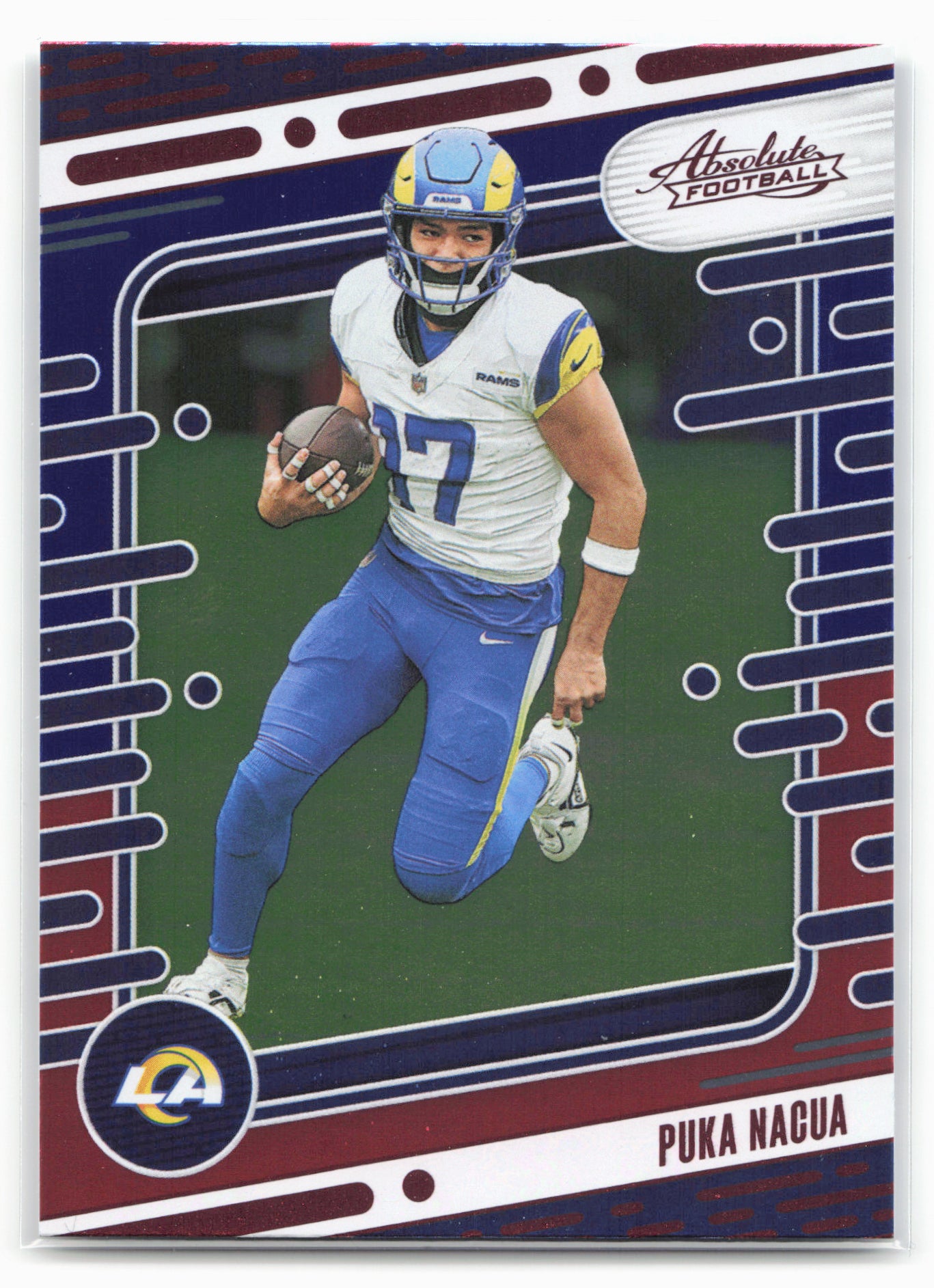 2024 Panini Absolute #61 Puka Nacua Red and Blue