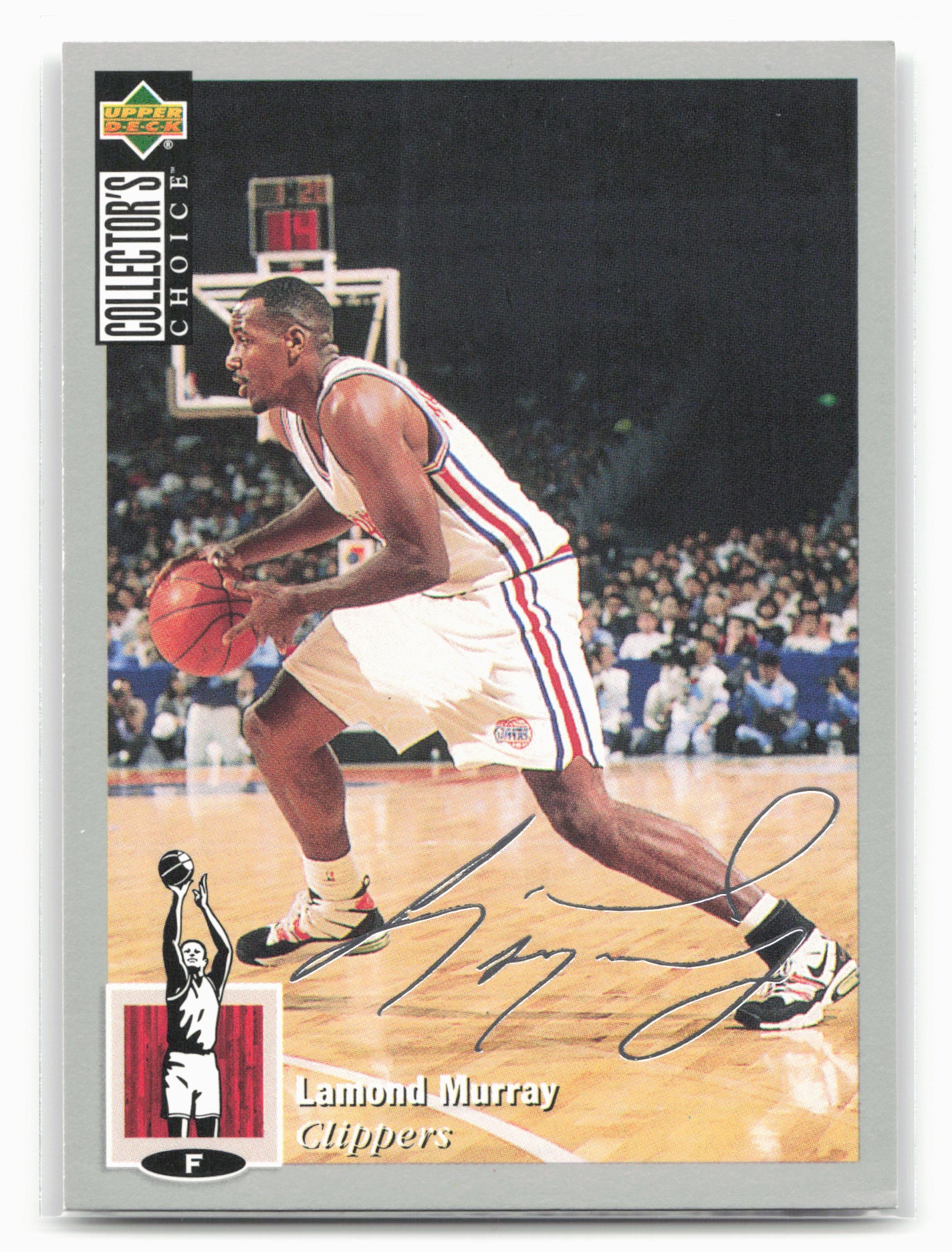 1994-95 Collector's Choice #322 Lamond Murray Silver Signature