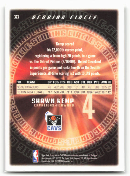 1999-00 Upper Deck Victory #373 Shawn Kemp