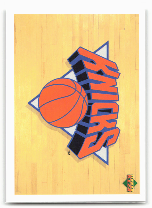 1991-92 Upper Deck Italian #148a New York Knicks Logo