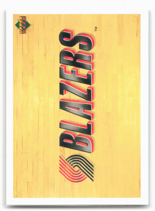 1991-92 Upper Deck Italian #152a Portland Trail Blazers Logo