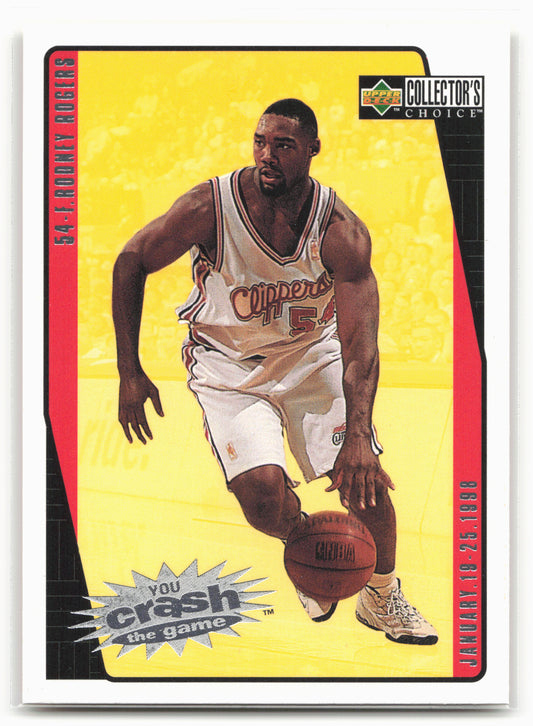 1997-98 Collector's Choice European #C12a Rodney Rogers You Crash the Game