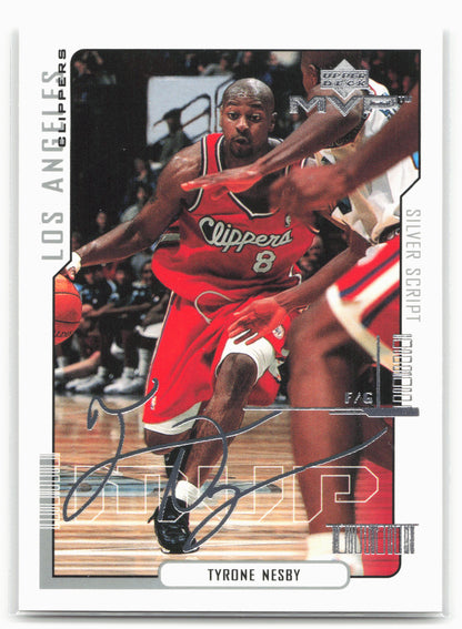 2000-01 Upper Deck MVP #73 Tyrone Nesby Silver Script