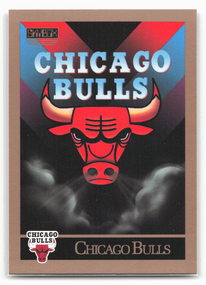 1990-91 SkyBox #331 Chicago Bulls Logo/Checklist CL