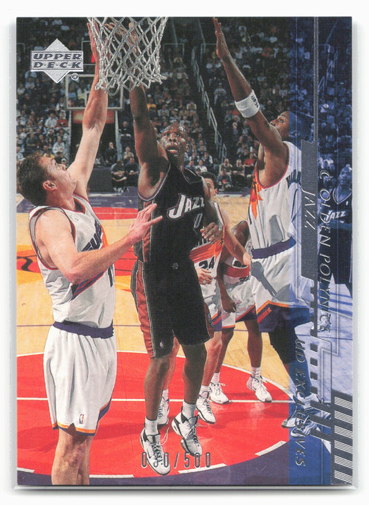 2000-01 Upper Deck #171 Olden Polynice UD Exclusives Silver 30/500