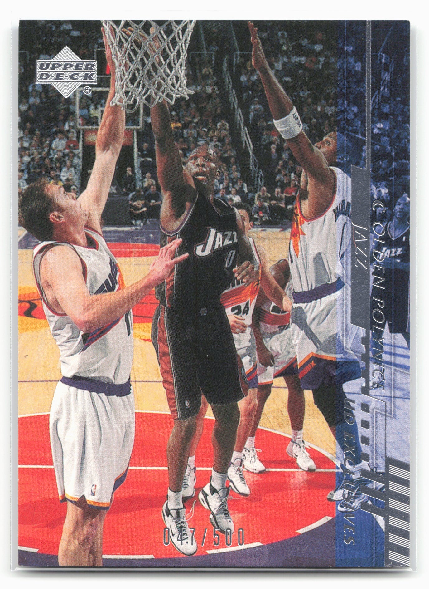 2000-01 Upper Deck #171 Olden Polynice UD Exclusives Silver 47/500