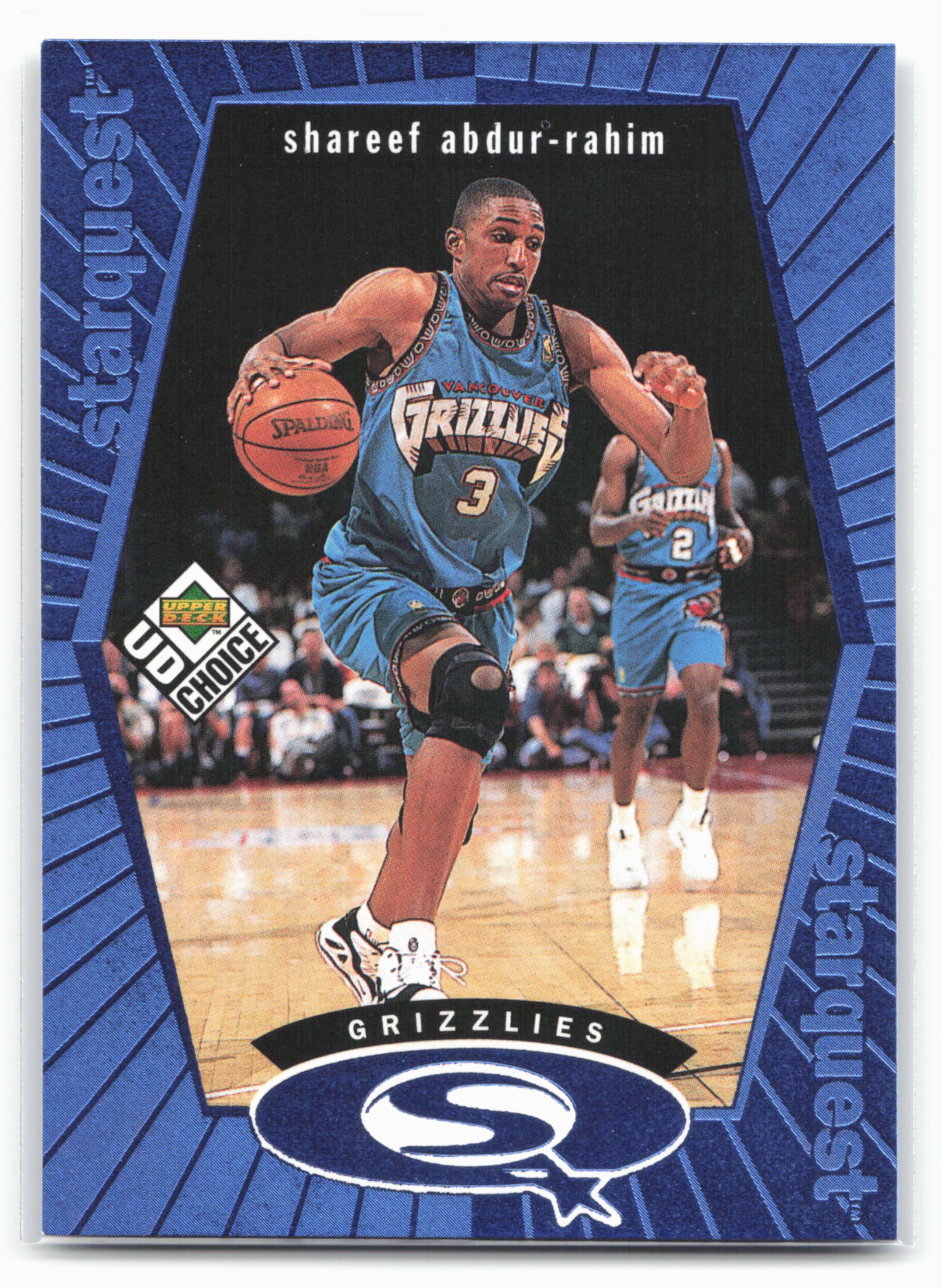 1998-99 UD Choice #SQ28 Shareef Abdur-Rahim StarQuest Blue 24704