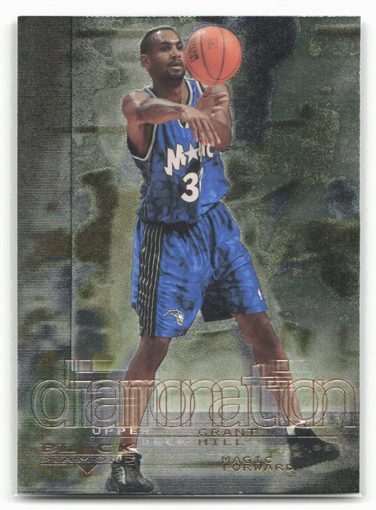 2000-01 Upper Deck Black Diamond #D11 Grant Hill Diamonation