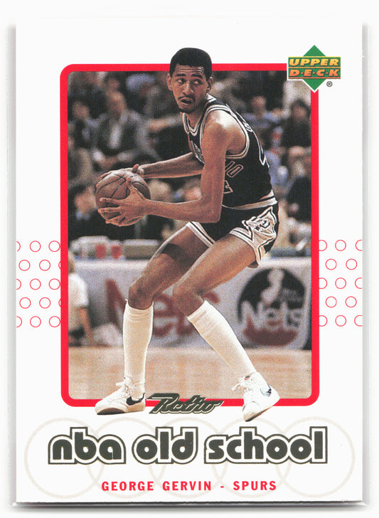 1999-00 Upper Deck Retro #S5 George Gervin Old School/New School