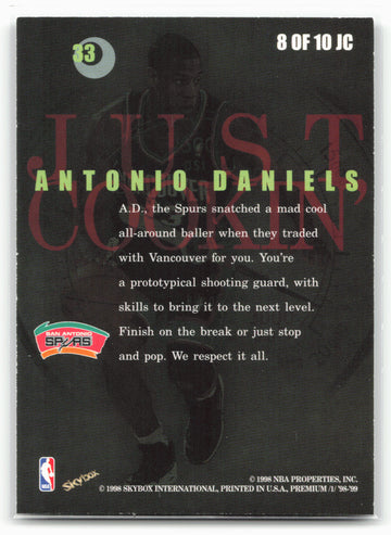 
1998-99 SkyBox Premium #8 JC Antonio Daniels Just Cookin'