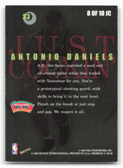 1998-99 SkyBox Premium #8 JC Antonio Daniels Just Cookin'