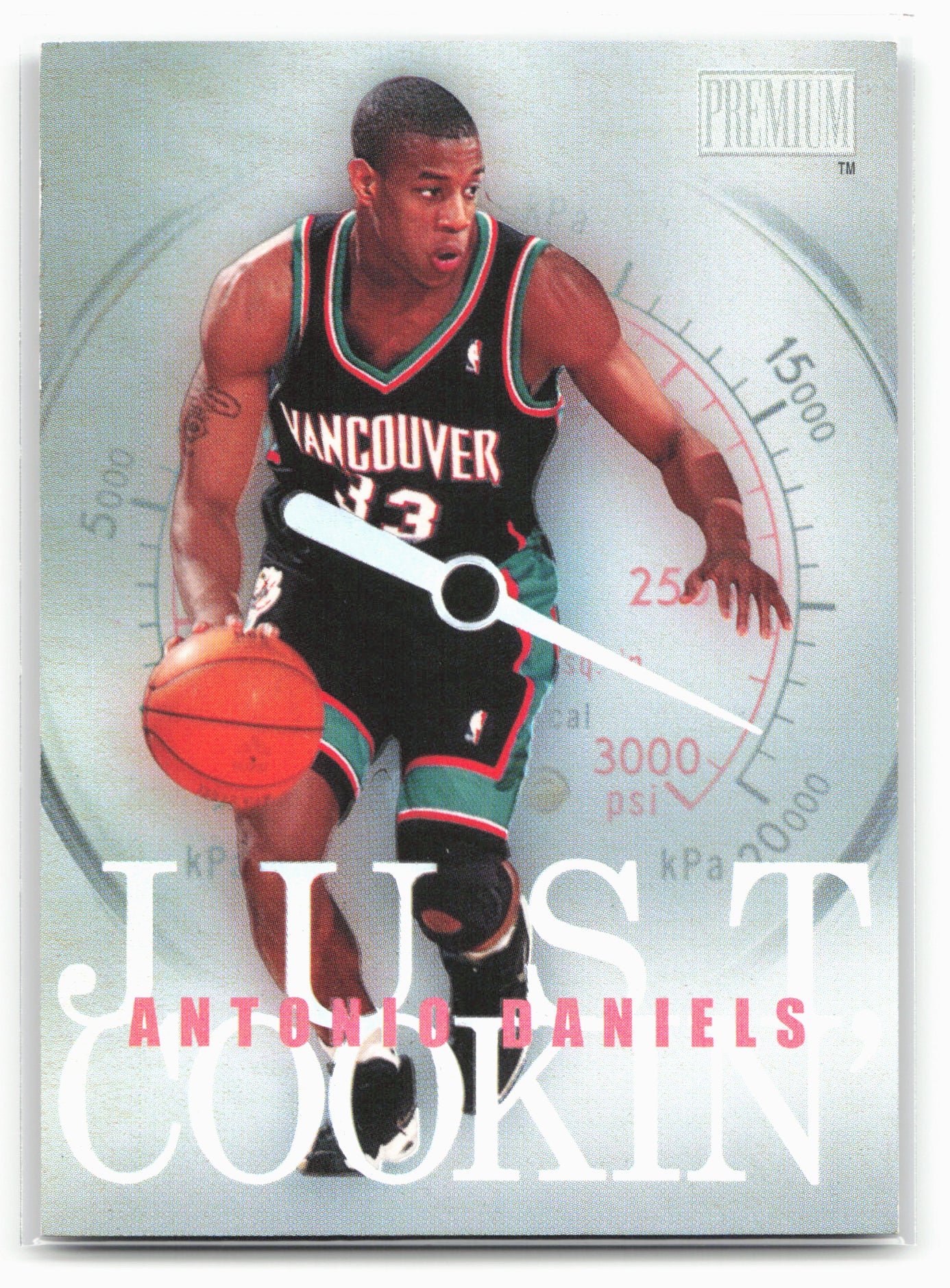 1998-99 SkyBox Premium #8 JC Antonio Daniels Just Cookin'