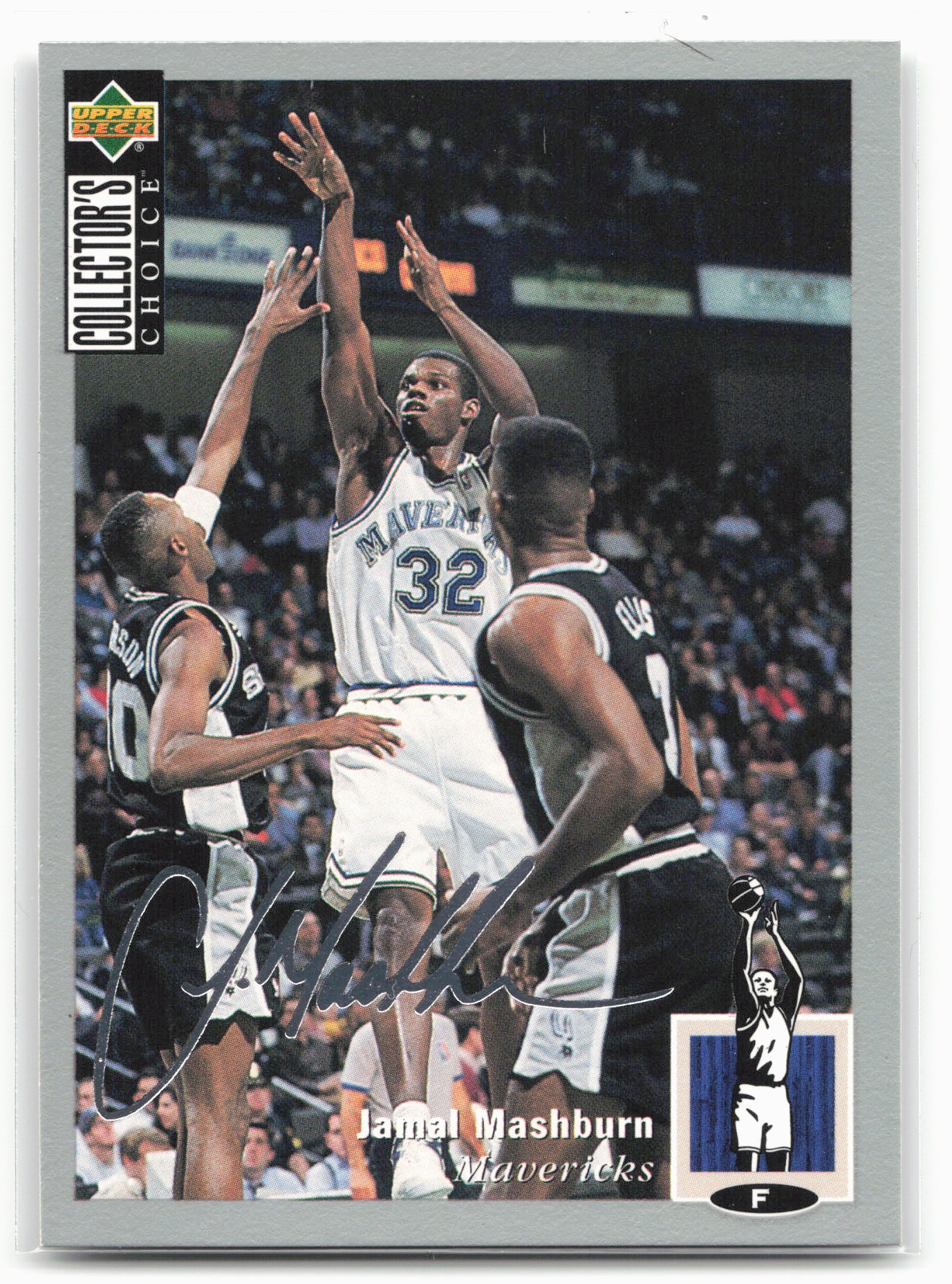 1994-95 Collector's Choice #157 Jamal Mashburn Silver Signature