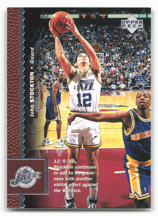 1996-97 Upper Deck #127 John Stockton 24740