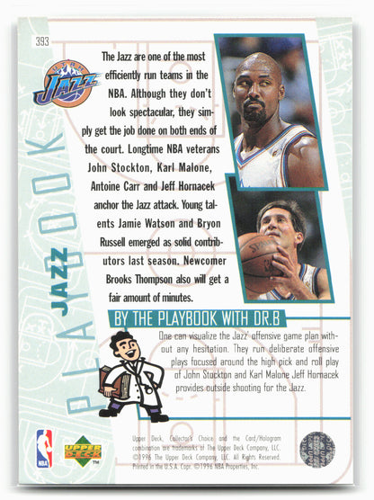 1996-97 Collector's Choice #393 Jazz Playbook 24749