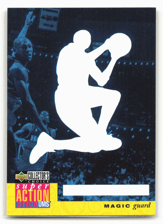 1996-97 Collector's Choice #B19 Anfernee Hardaway Super Action Stick 'Ums 24756