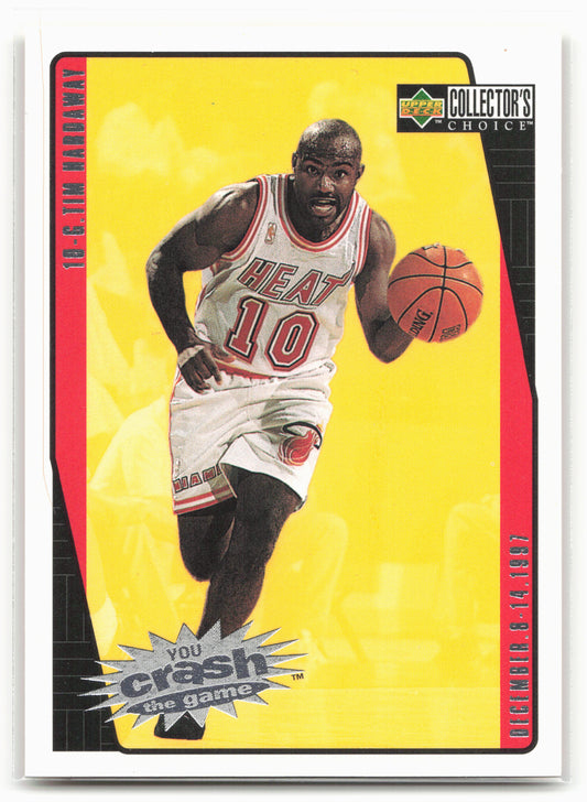 1997-98 Collector's Choice #C14b Tim Hardaway You Crash the Game Scoring