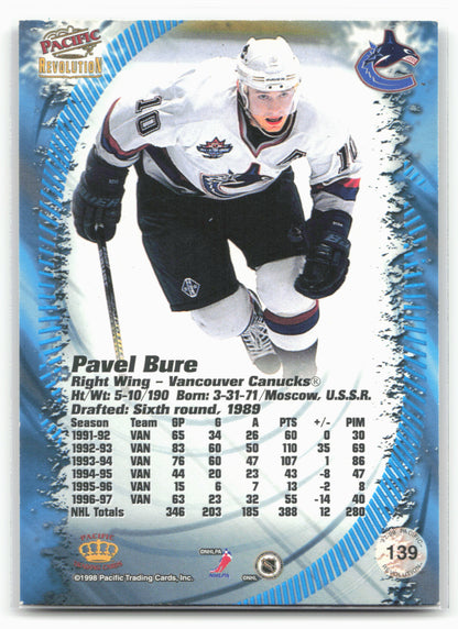 1997-98 Pacific Revolution #139 Pavel Bure