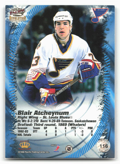 1997-98 Pacific Revolution #116 Blair Atcheynum