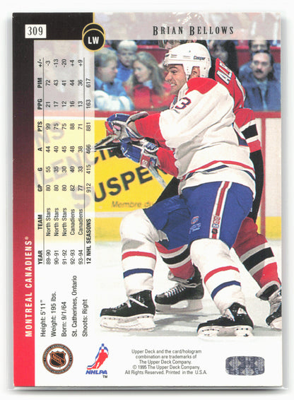 1994-95 Upper Deck #309 Brian Bellows