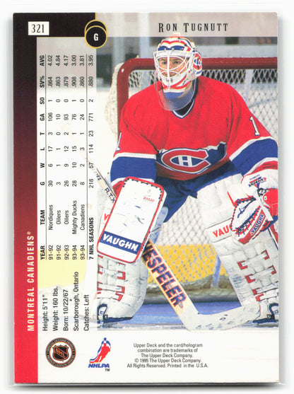1994-95 Upper Deck #321 Ron Tugnutt