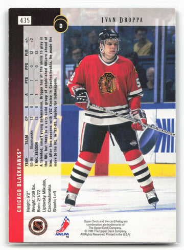 1994-95 Upper Deck #435 Ivan Droppa