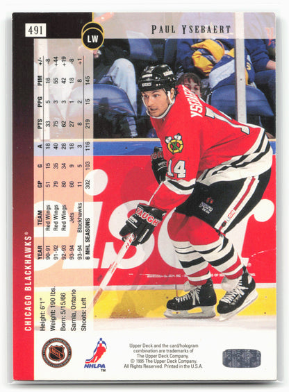 1994-95 Upper Deck #491 Paul Ysebaert