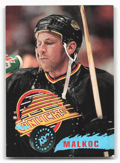 1995-96 Stadium Club #221 Dean Malkoc
