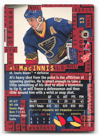 1995-96 Stadium Club #13 Al MacInnis