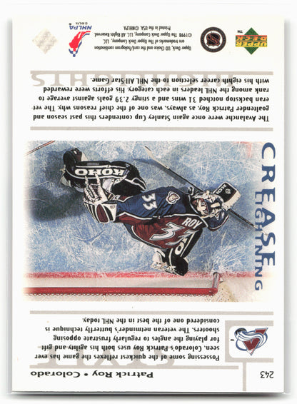 1998-99 UD Choice #243 Patrick Roy